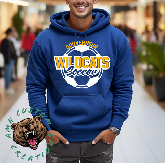 Toddler/Youth Wildcat Soccer Hoodie