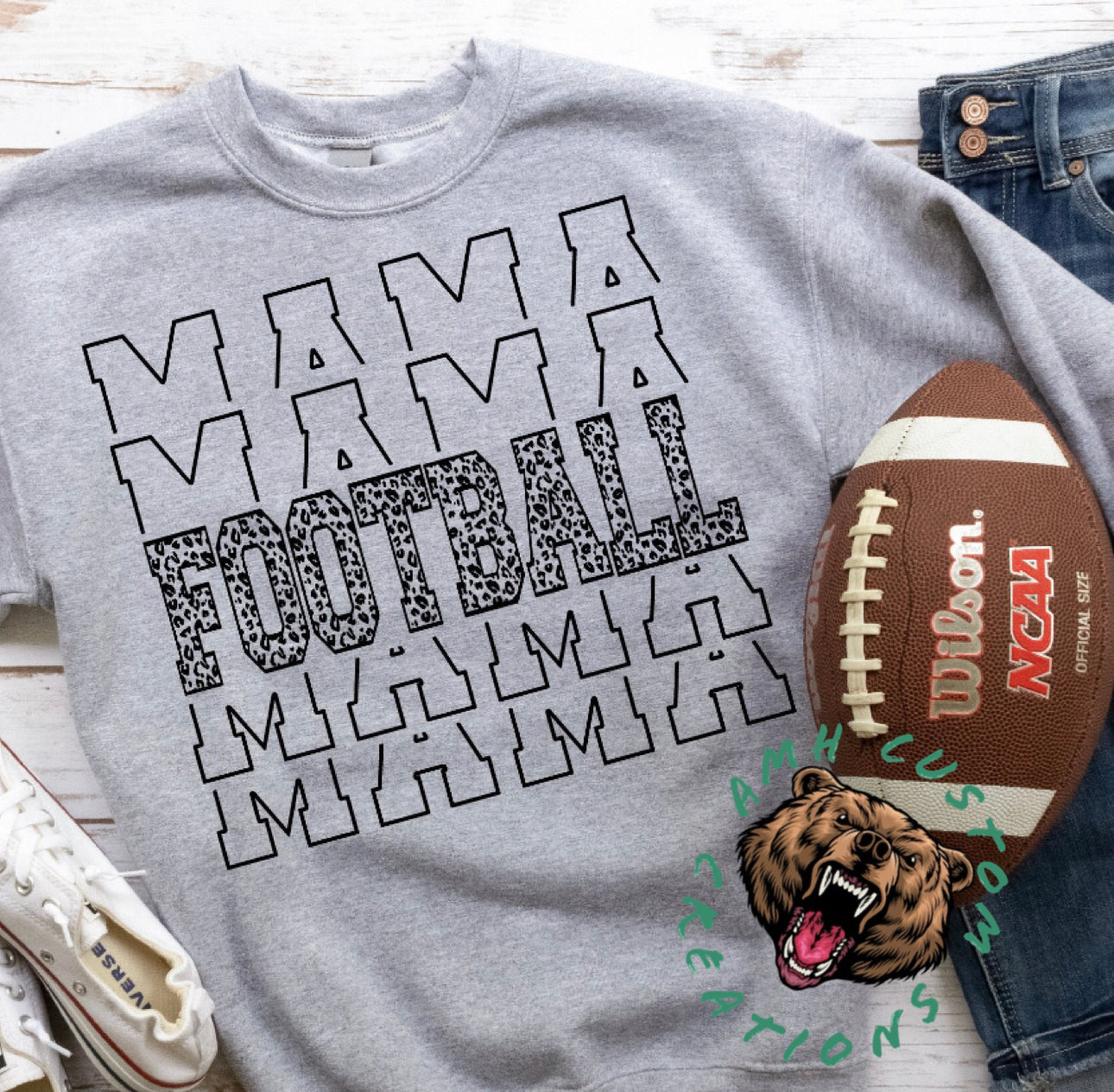 Football Mama Crewneck