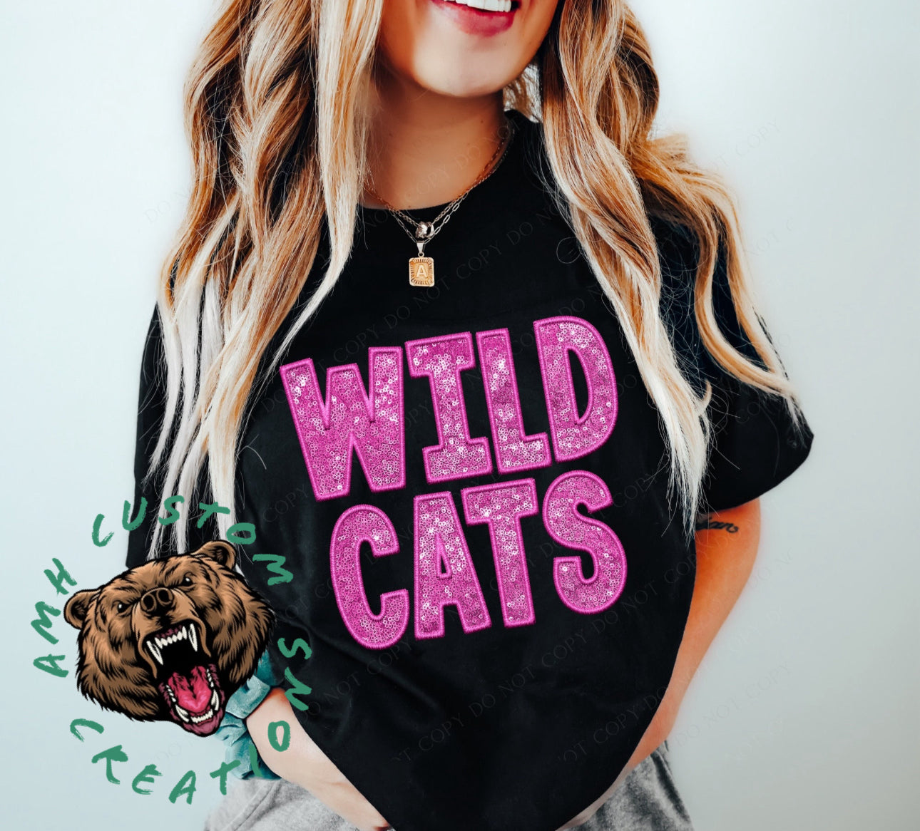 Wildcats Faux Sequin Shirt