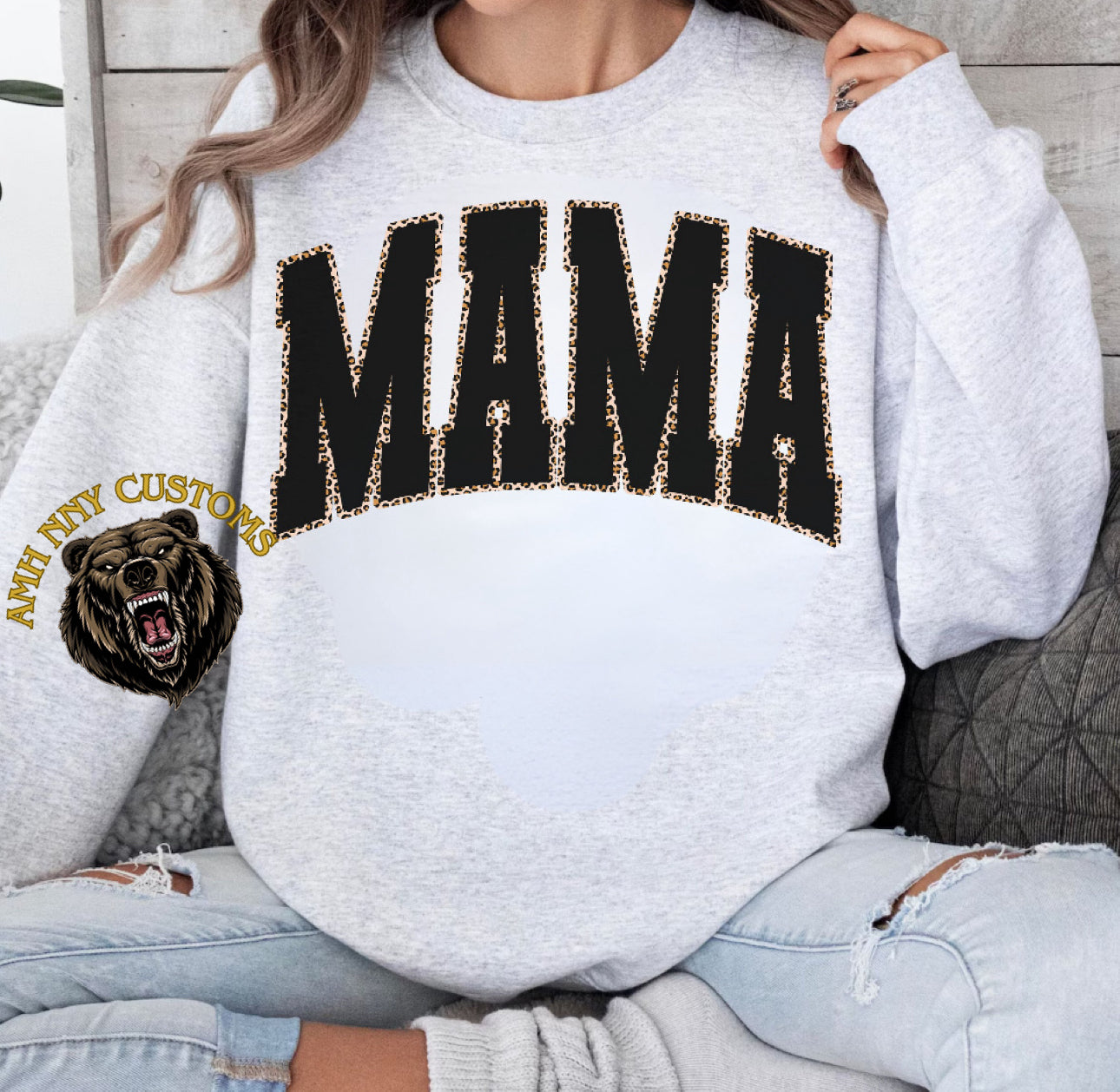 Mama Leopard Crewneck