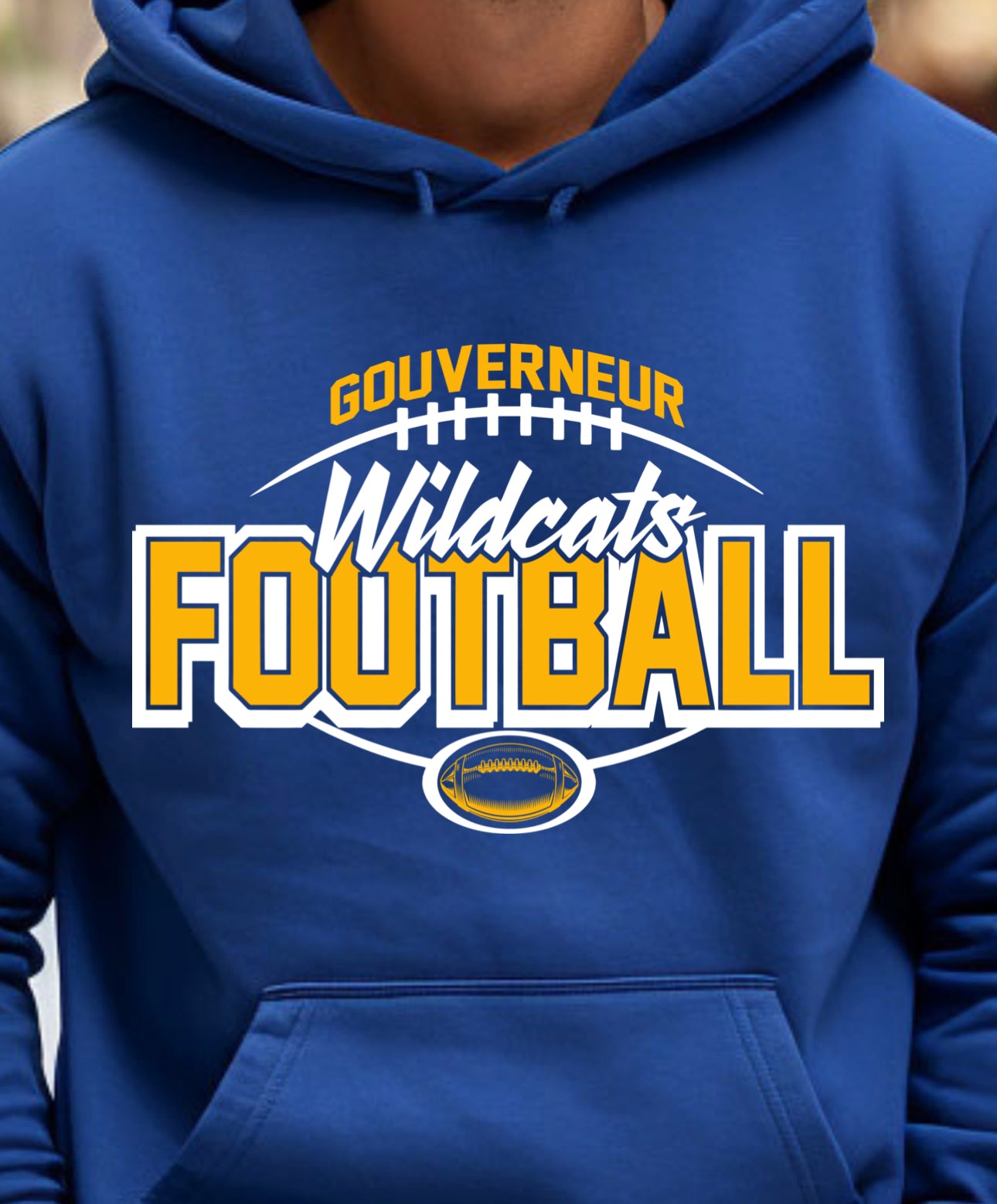 Football hoodie best sale