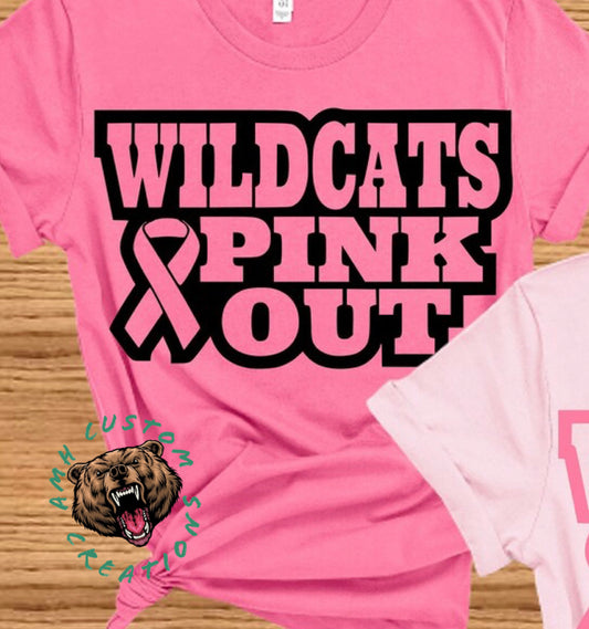Wildcats Pink Out T-Shirt