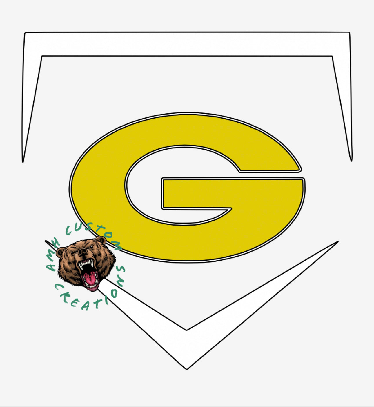 G Baseball Decal