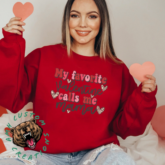 Valentine Mama Crewneck