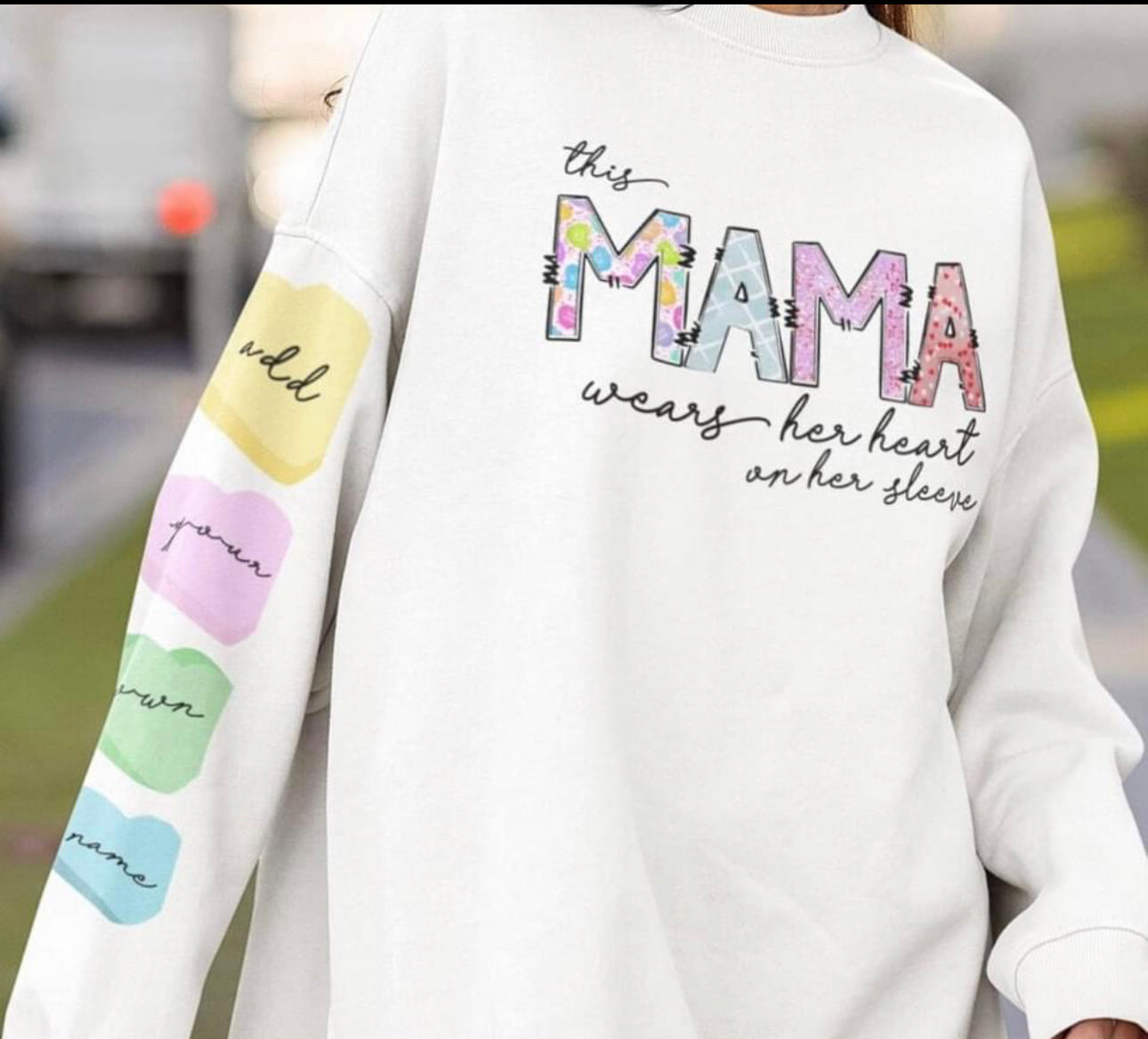 Custom Mama Wears Her Heart on Her Sleeve