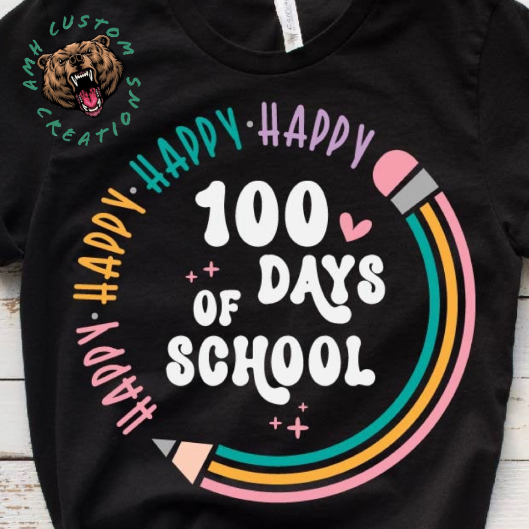 Happy Happy 100 Days Tshirt